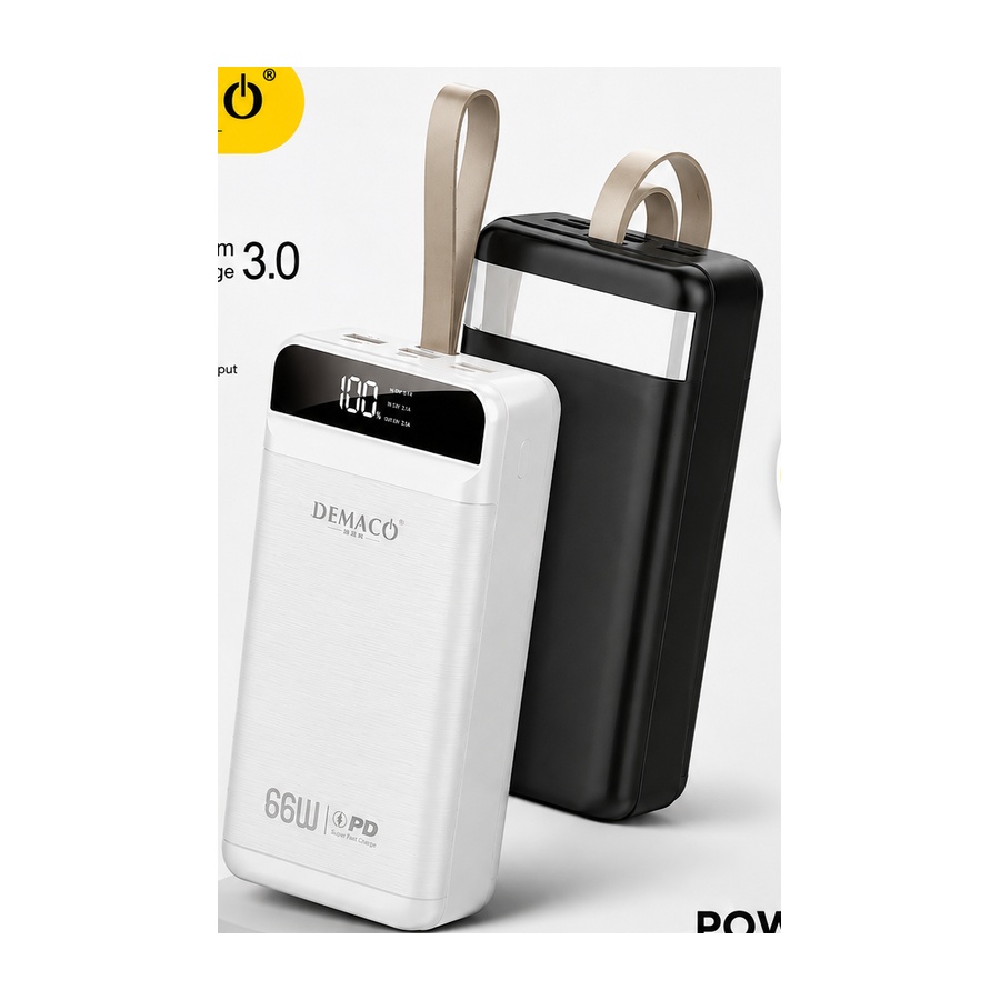 White and black power banks
